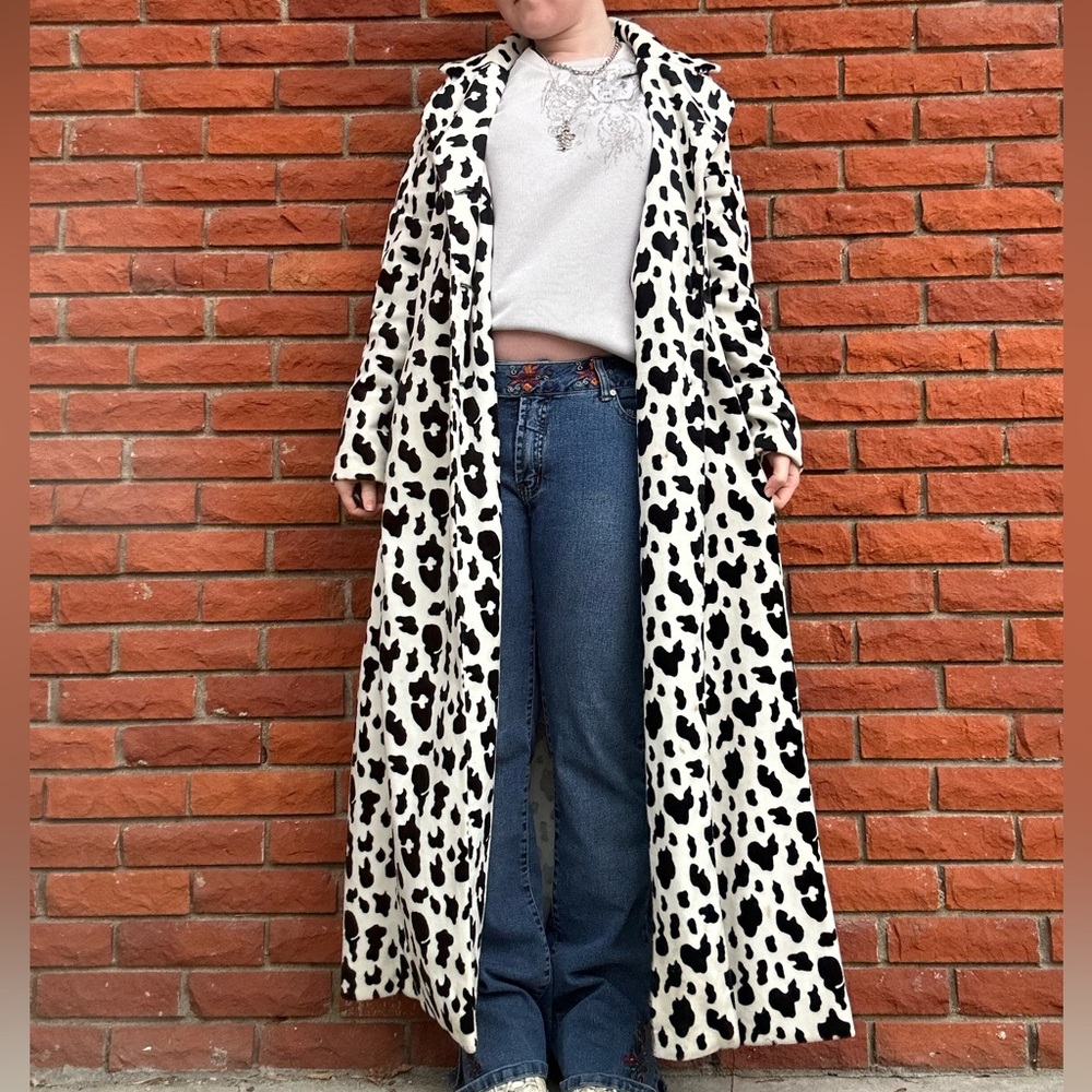 Y2K leopard print overcoat - Picture 7 of 11